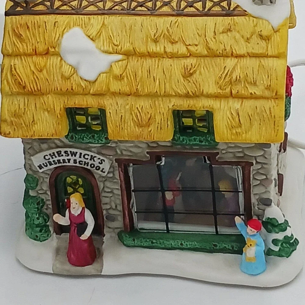 Cheswick's‎ Nursery School Christmas Victorian Village Collectibles Holiday 1999